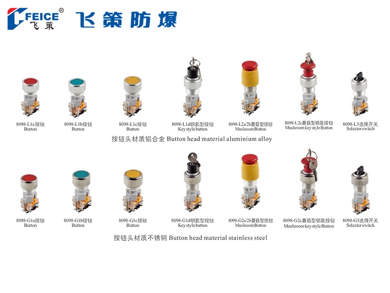 防爆控制按鈕8098-系列